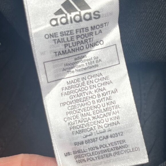 Adidas Vegas Golden Knights Hockey Club Baseball Hat Cap Mens Black Strap New - Picture 9 of 14